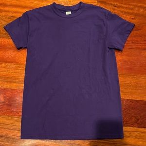 plain purple tee